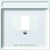 Merten Antik Розетка акустическая 1-я, цвет антрацит (под зажим) (белый)
